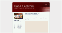 Desktop Screenshot of angelsshoerepair.com